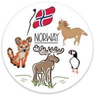 Norway AS magnet 3x3
