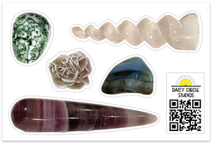 Crystal Sticker Sheet 6x4