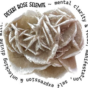 Desert Rose w/text 2x2