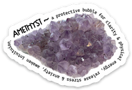 Amethyst w/text 3x2
