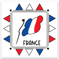 France 3x3 Sticker