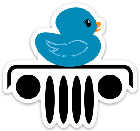 Ducky Teal Jeep