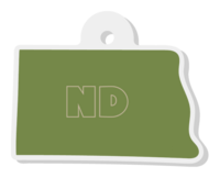 ND acrylic charm