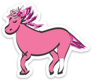 Pink Pony sticker