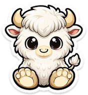 Buffalo - White sticker