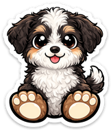Chibi AussieDoodle Sticker