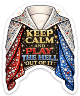 Keep Calm Play It magnet
