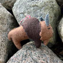 Felt Buffalo Ornament