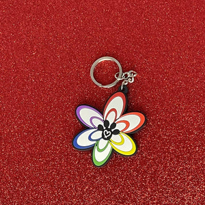 Rainbow Paw Keychain- pvc