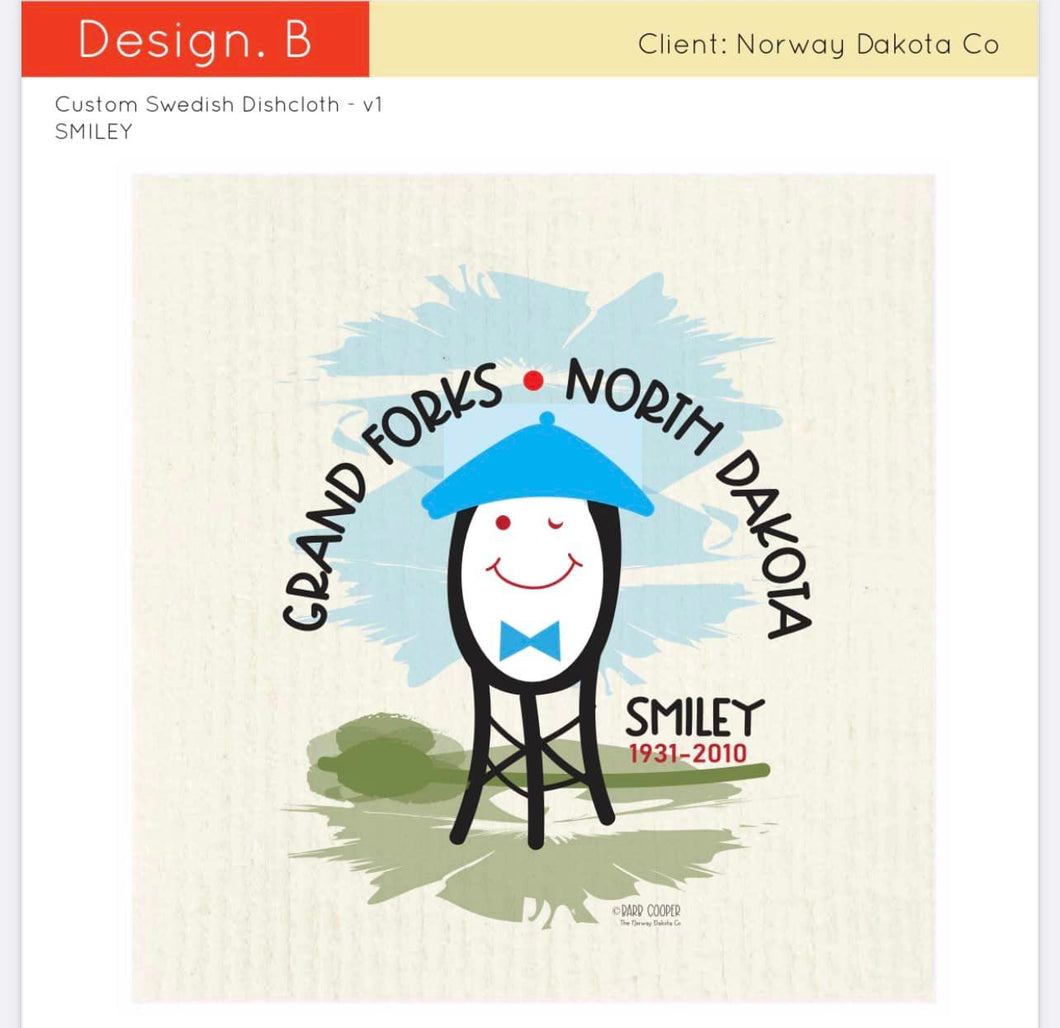 Swedish dishcloth  SMILEY