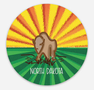 Buffalo Sunrise - Coaster Set of 4