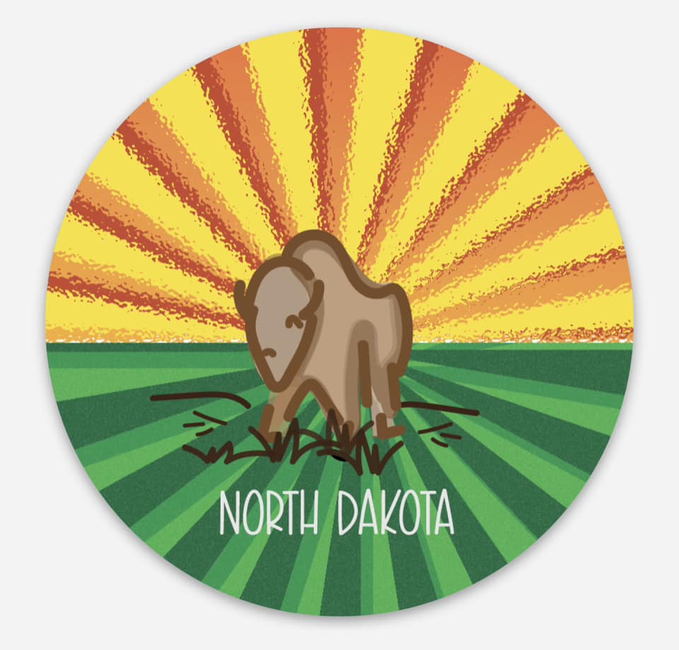 Buffalo Sunrise - Coaster Set of 4