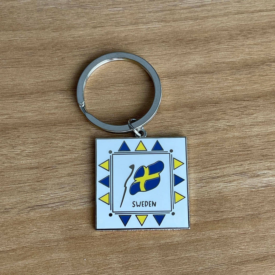 Key Square Flag SWEDEN