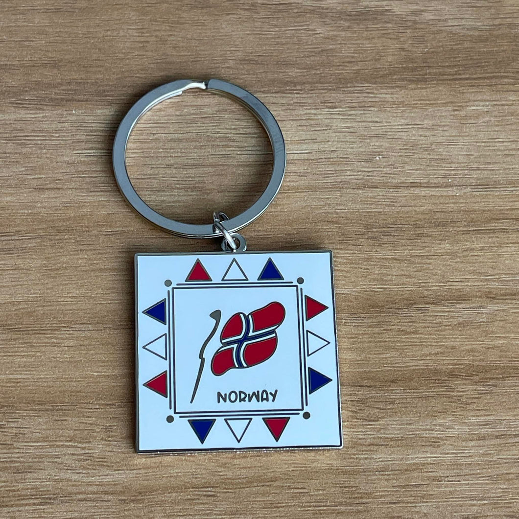 Key Square Flag NORWAY