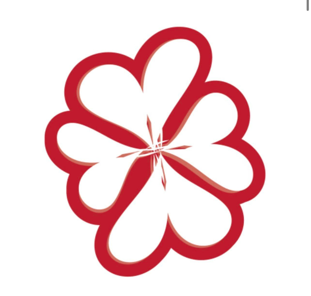 Heart Clover White