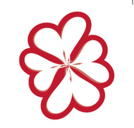 Heart Clover White