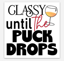 Classy til Puck Drops Wine