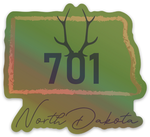 ND 701 Antlers Hologram STICKER