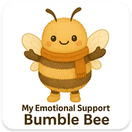 Emotional Support BUMBLE BEE magnet