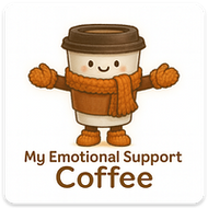 Emotional Support COFFEE magnet