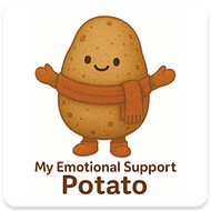 Emotional Support POTATO magnet
