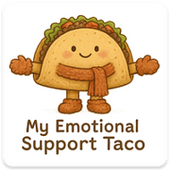 Emotional Support TACO magnet