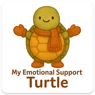 Emotional Support TURTLE magnet