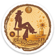 Bell Bottoms Up Sticker LW