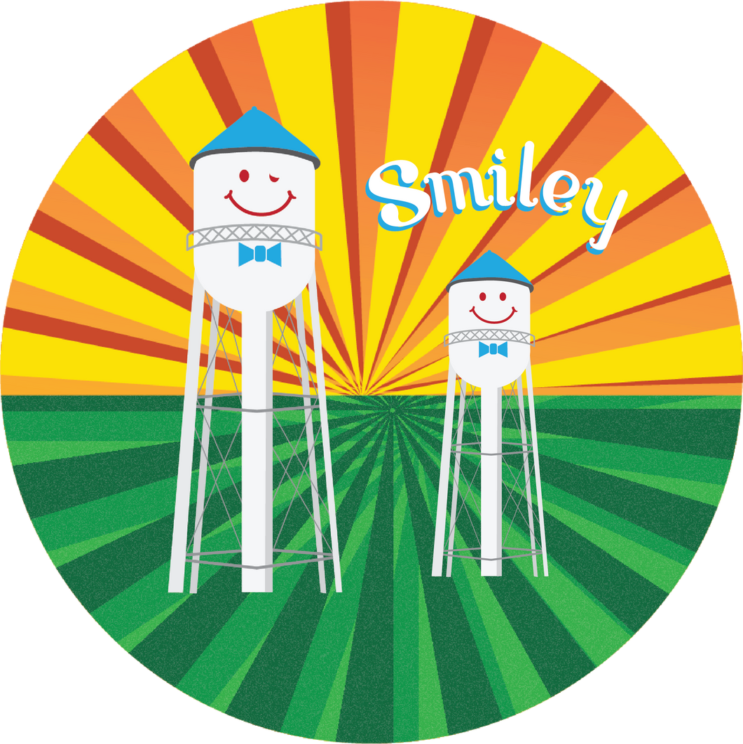 Smiley Duo Car Coaster