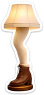 Midwest Cozy Boot Lamp Sticker