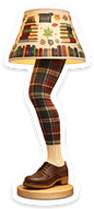 Bookish Lamp Sticker