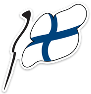 Finland Flag Vinyl Magnet | 10 Pack