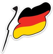 Germany Flag Vinyl Sticker | 10 pack