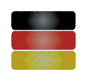 Germany crackle sticker
