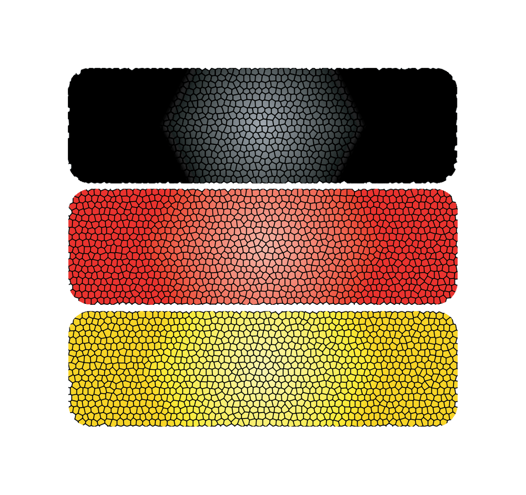 Germany crackle sticker