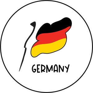 Germany Triple Cir sticker