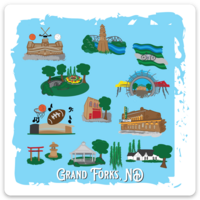 Grand Forks Kitchen Towel