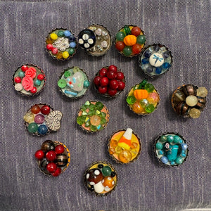 Beaded BottleCap Magnet