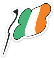 Ireland Flag Vinyl Sticker | 10 pack