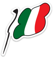 Italy Flag Vinyl Sticker | 10 pack