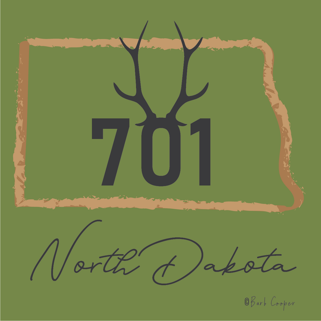ND 701 Antlers MAGNET Canvas
