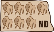 ND Buffalo Magnet
