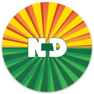ND Sunrise Vinyl Sticker | 10 pack