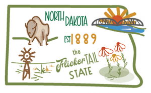 ND State Collage sticker
