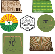 Ltd Edition ND state Sticker 7-PACK