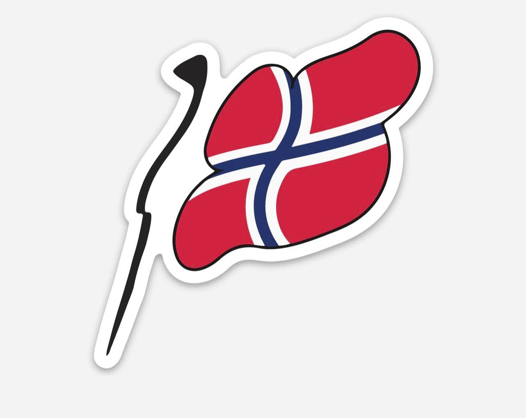 Norway Flag 3x3 Sticker