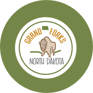 Buffalo round STICKER