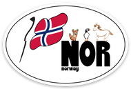 Oval NOR Flag Wildlife
