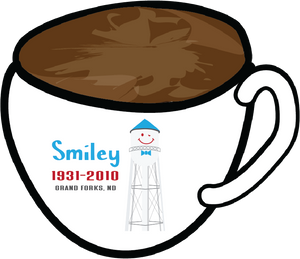 Classic Smiley Dated Cup magnet