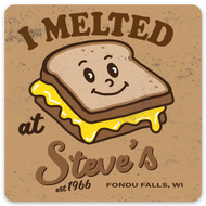 WI Steve Melted MAGNET